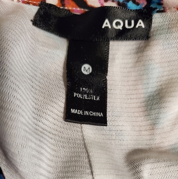 Aqua multicolored spaghetti strap mini dre… - Picture 5 of 6